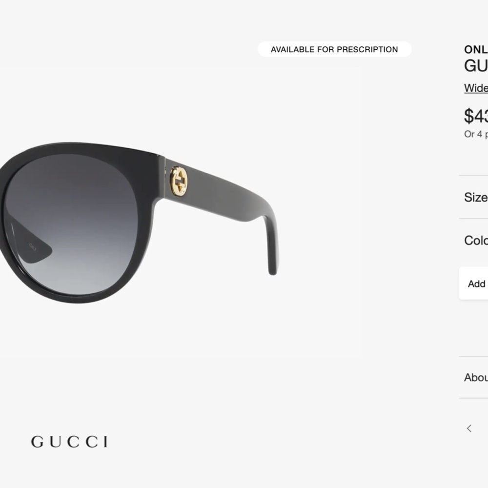 Gucci Sunglasses - flawed, pre-loved condition. - Picture 8 of 8